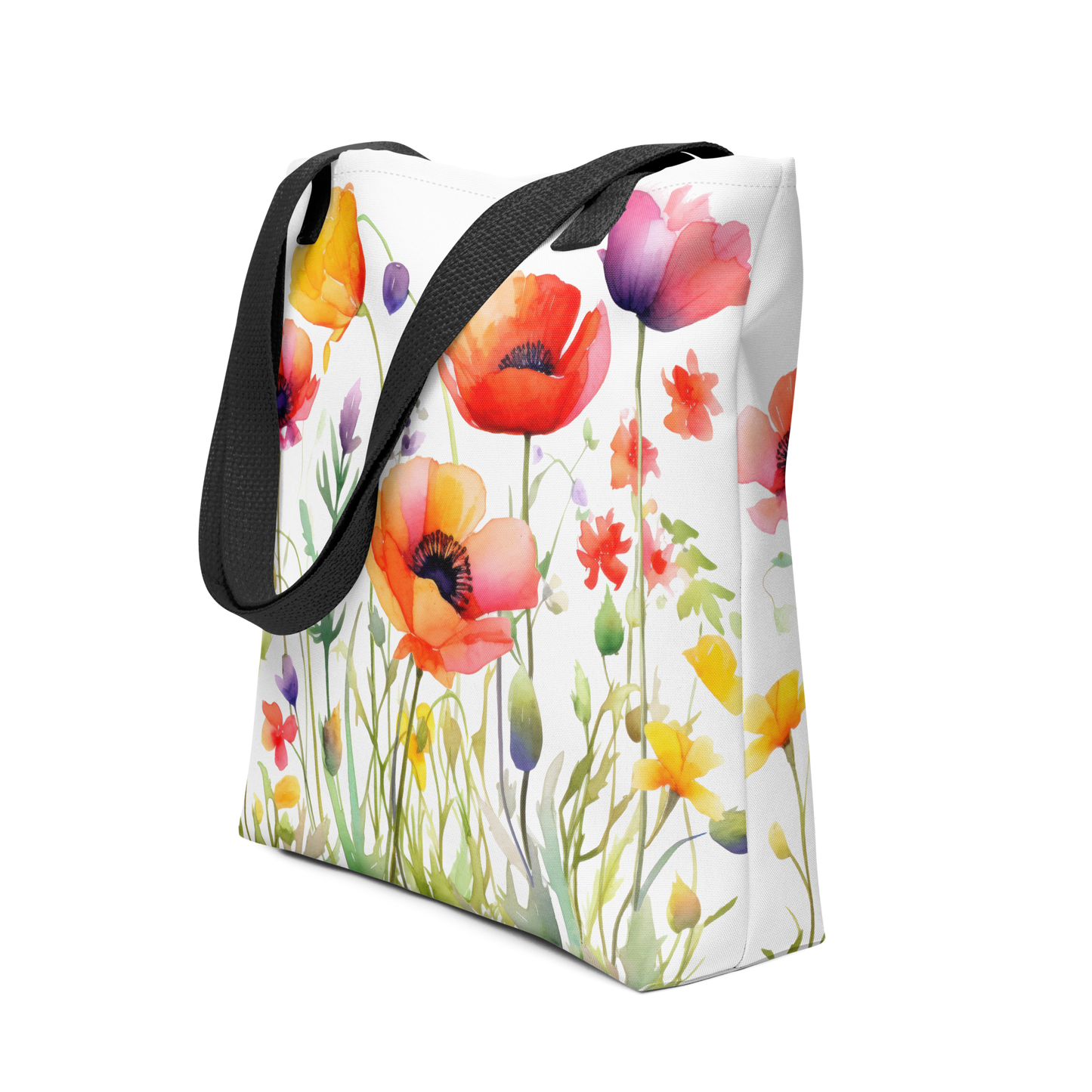 Tygväska - Ängsblommor