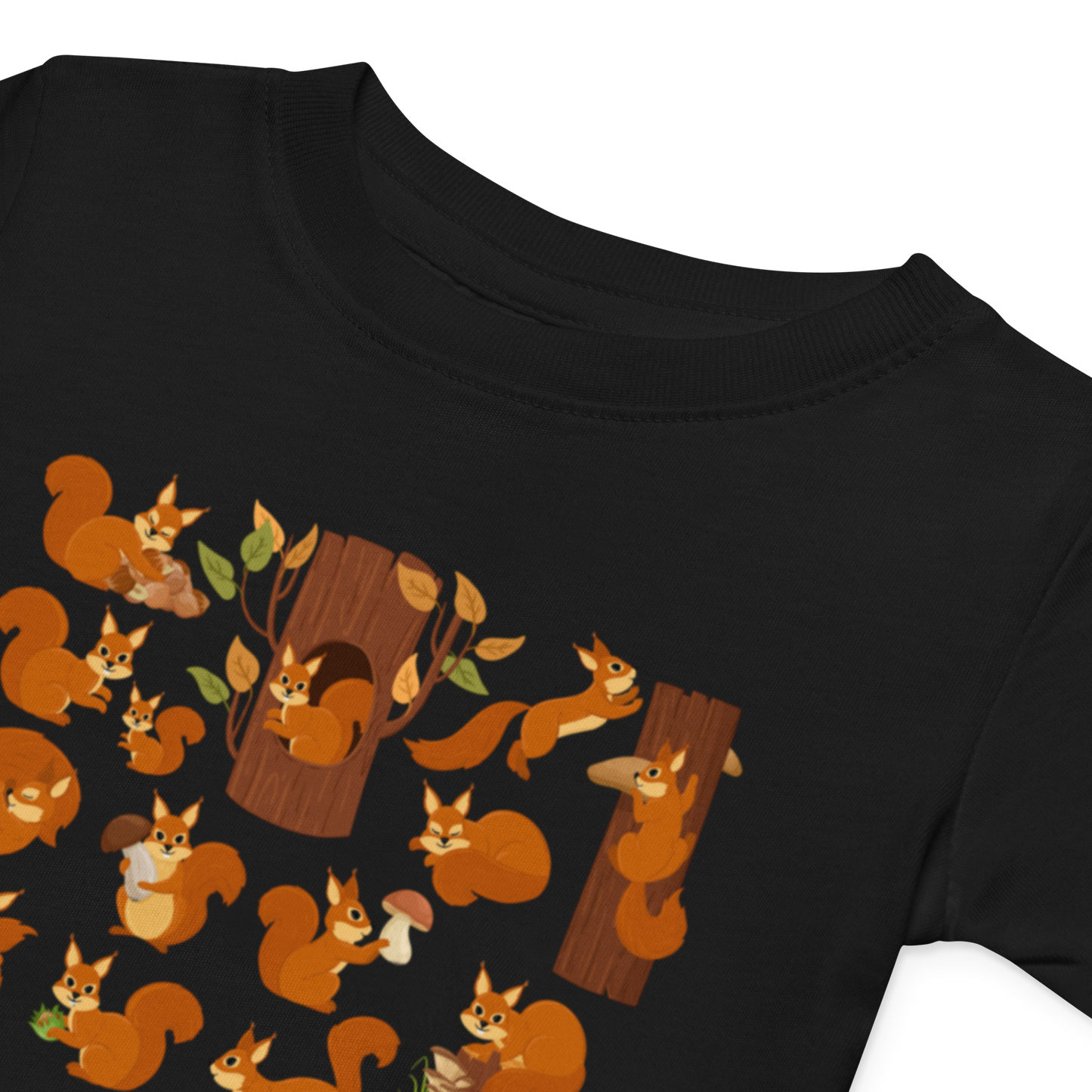 Baby-T-shirt – Lekfulla Ekorrar