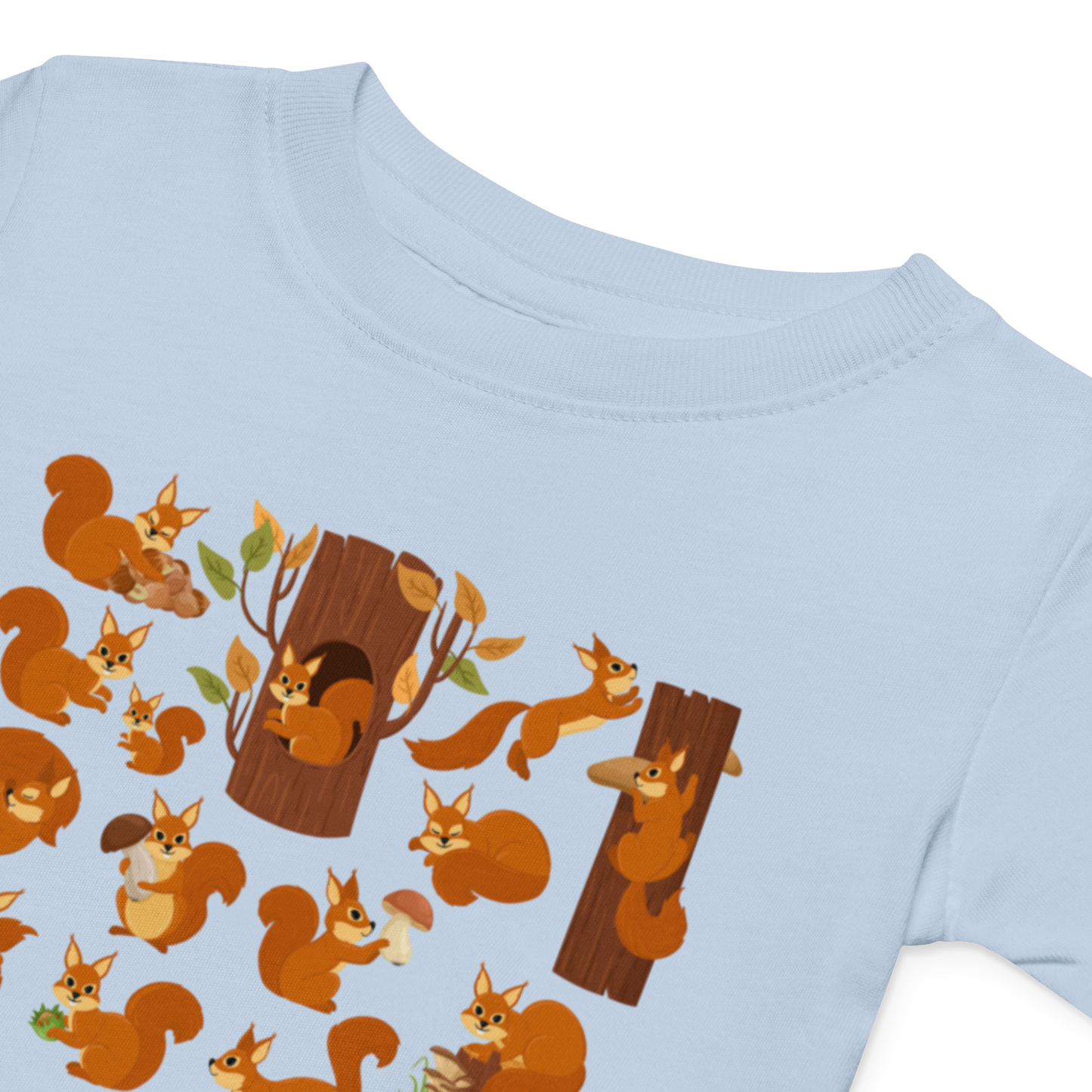 Baby-T-shirt – Lekfulla Ekorrar