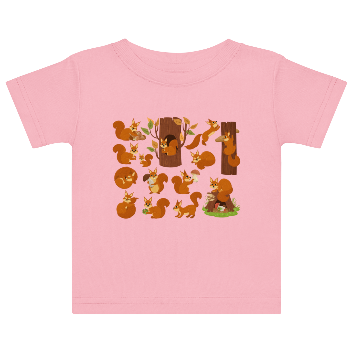 Baby-T-shirt – Lekfulla Ekorrar