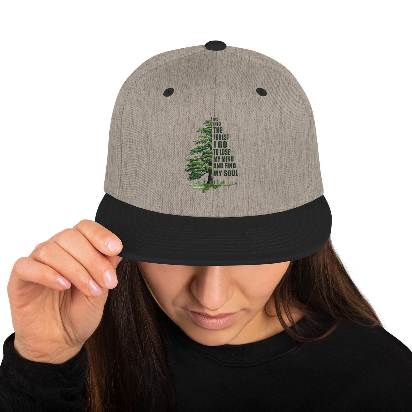 Snapback Keps - Skogssjäl (broderad)