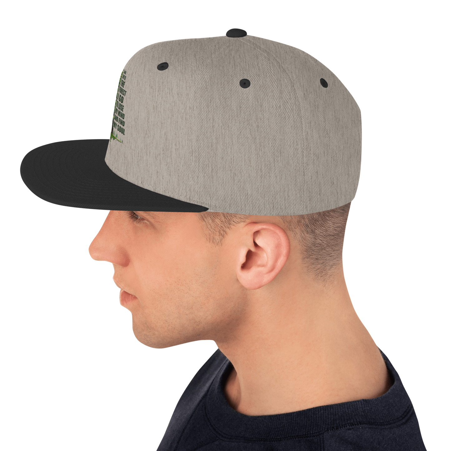 Snapback Keps - Skogssjäl (broderad)