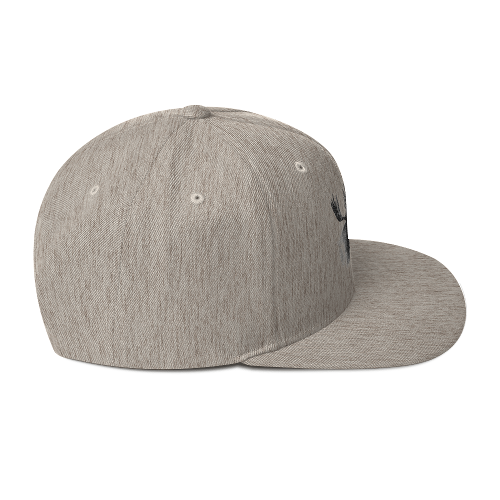 Snapback Keps - Älgmotiv (broderad)
