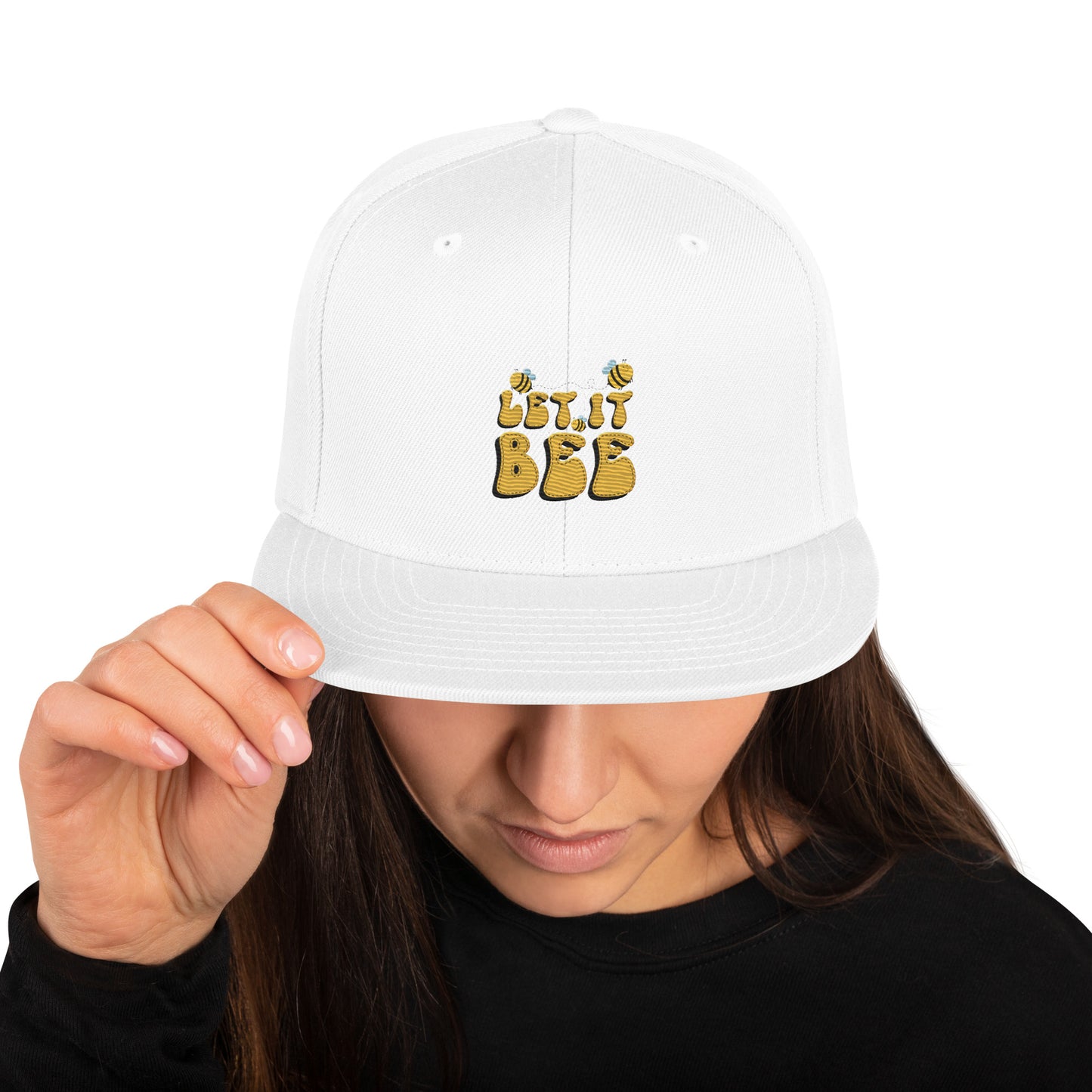 Snapback Keps - "Let it BEE" (broderad)