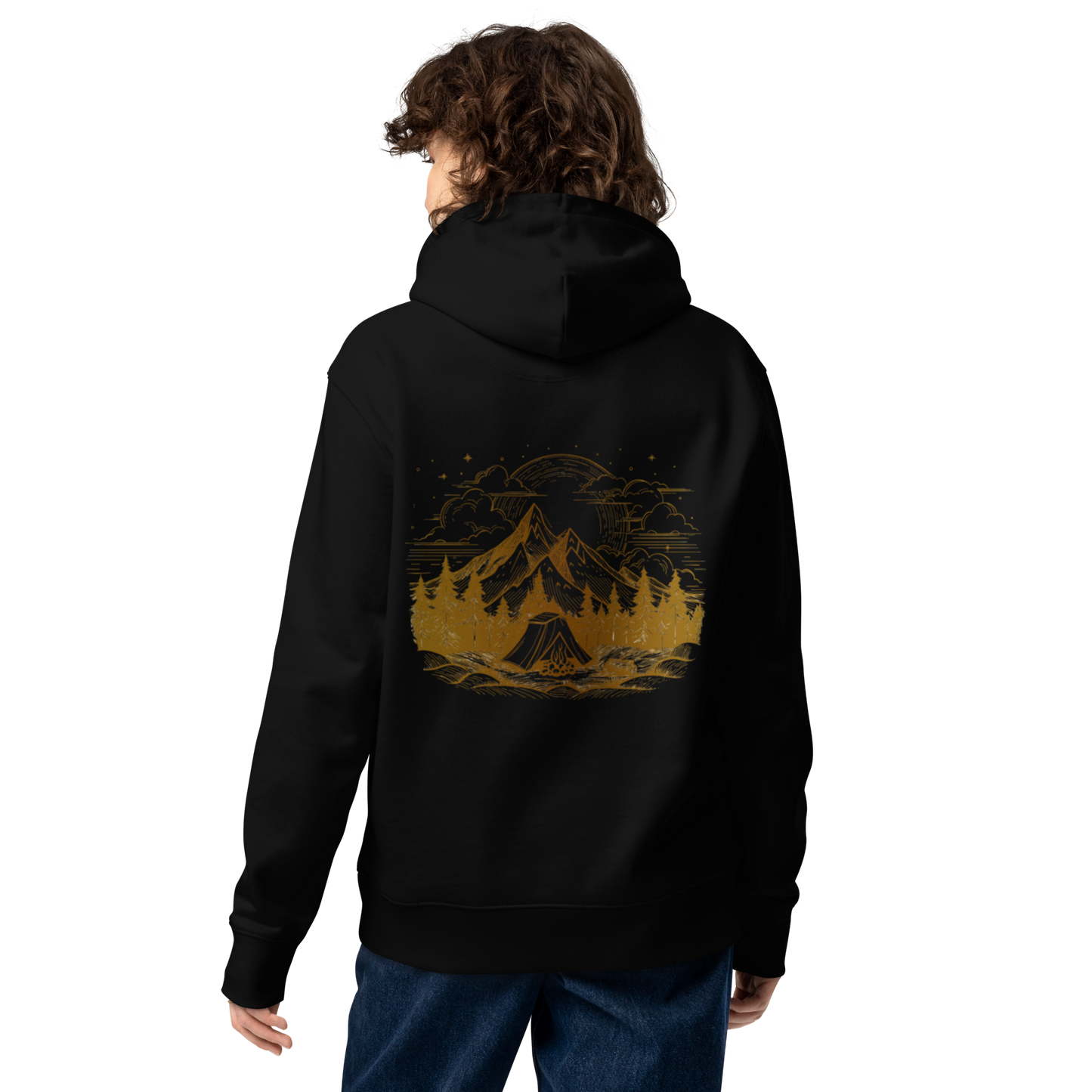Unisex Essential Eco Hoodie – "Naturen är Själens Vila" (broderad på bröstet)
