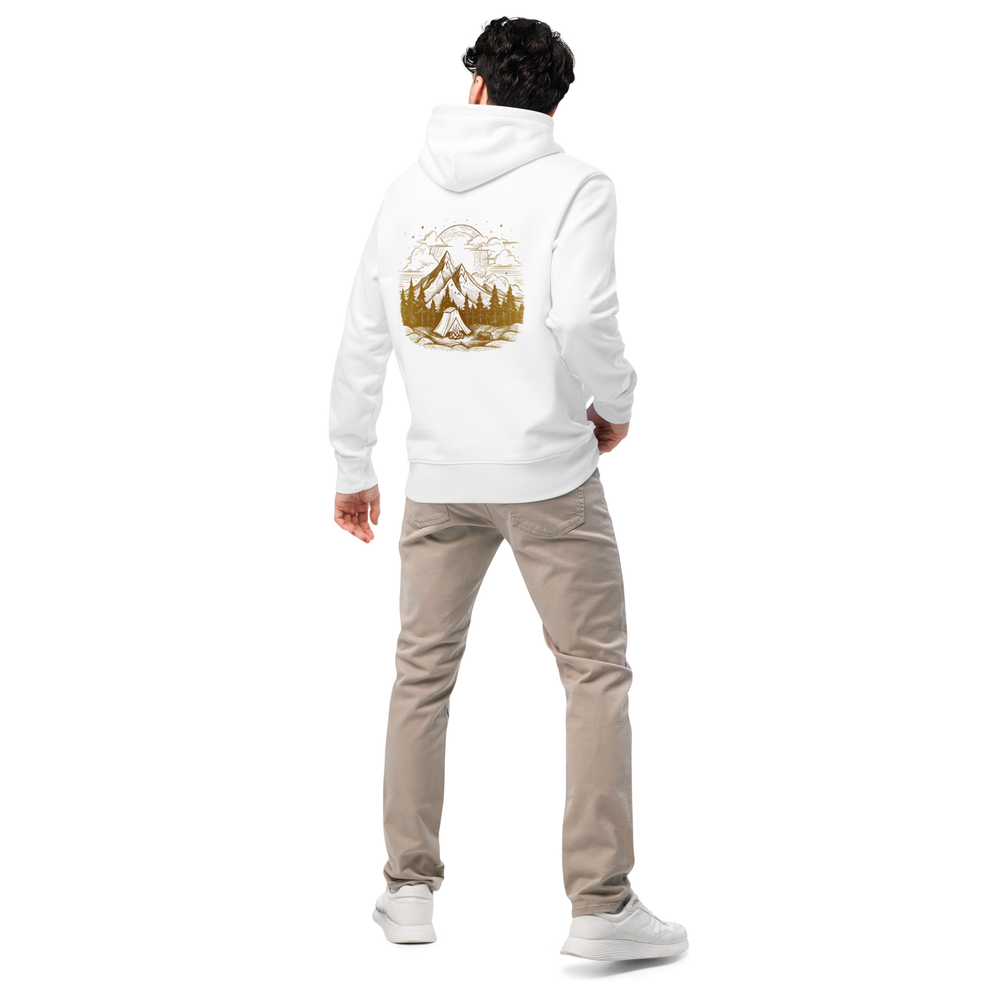 Unisex Essential Eco Hoodie – "Naturen är Själens Vila" (broderad på bröstet)