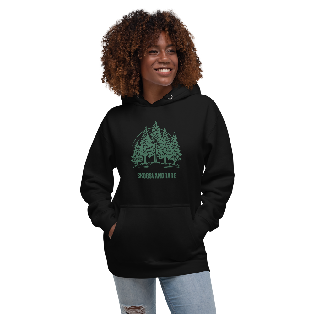 Unisex Premium Hoodie – Skogsvandrare