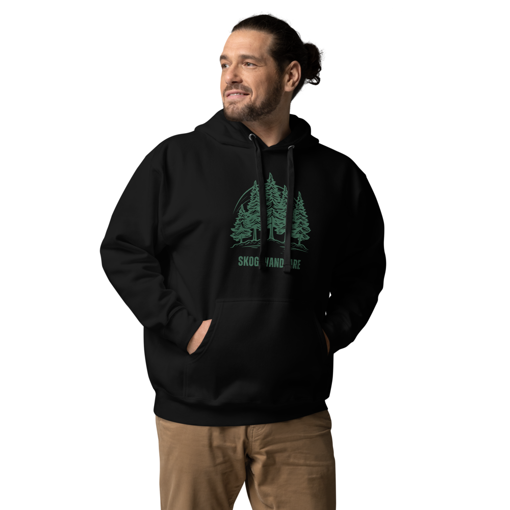 Unisex Premium Hoodie – Skogsvandrare