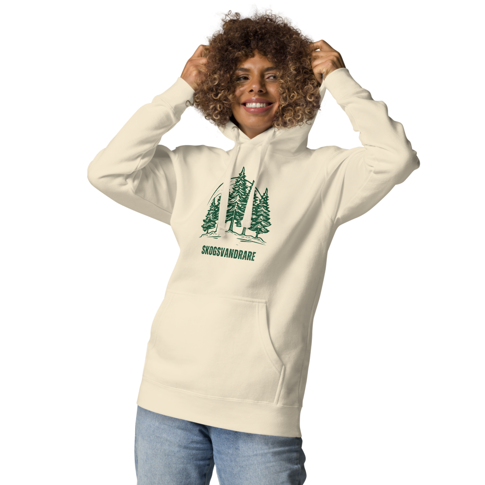 Unisex Premium Hoodie – Skogsvandrare