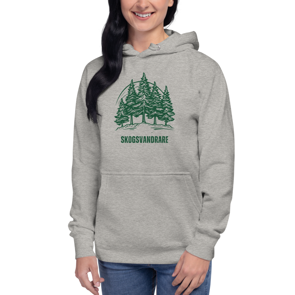 Unisex Premium Hoodie – Skogsvandrare