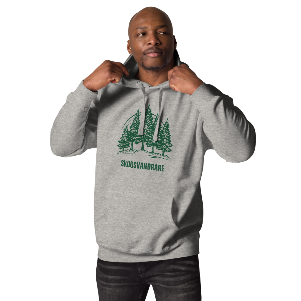 Unisex Premium Hoodie – Skogsvandrare