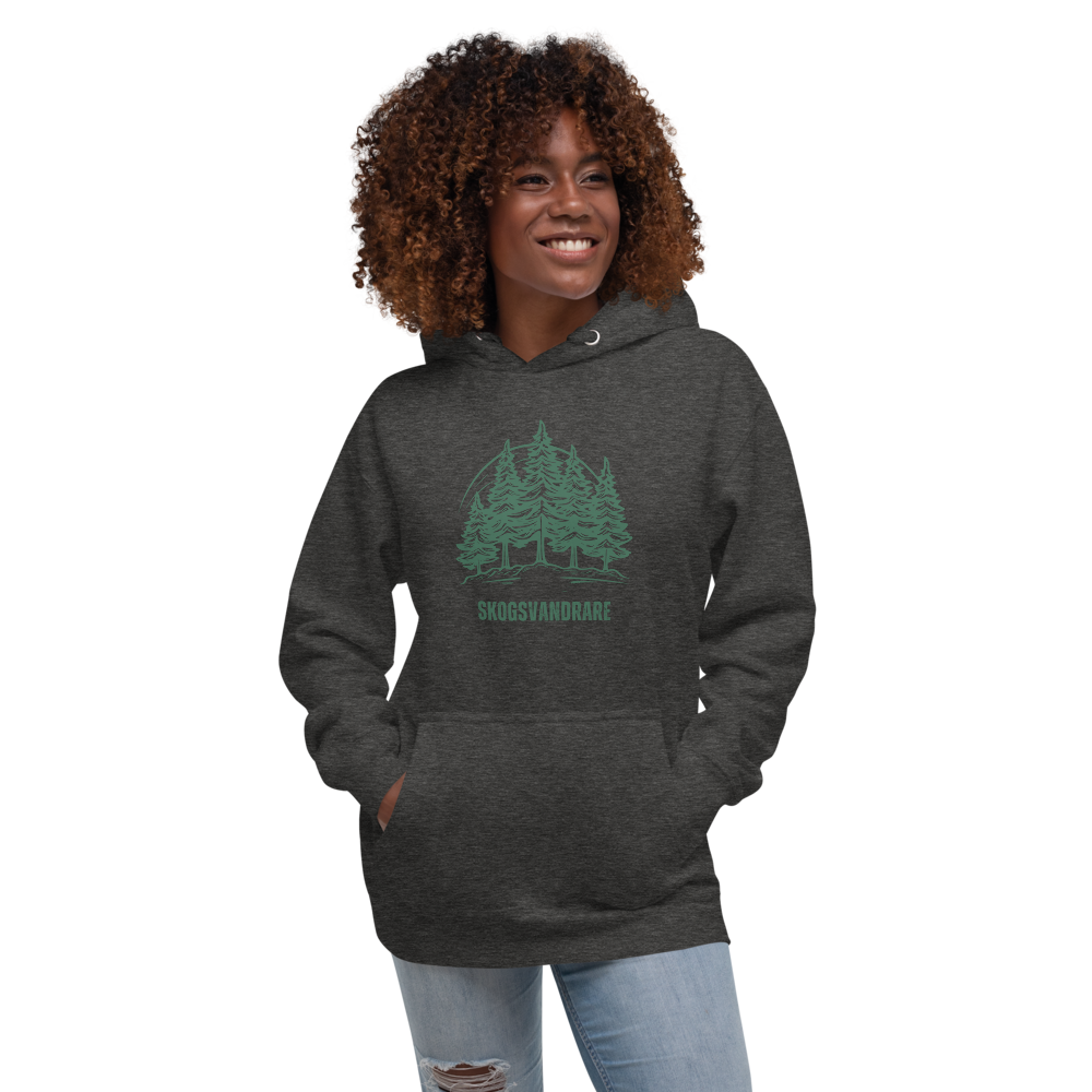 Unisex Premium Hoodie – Skogsvandrare