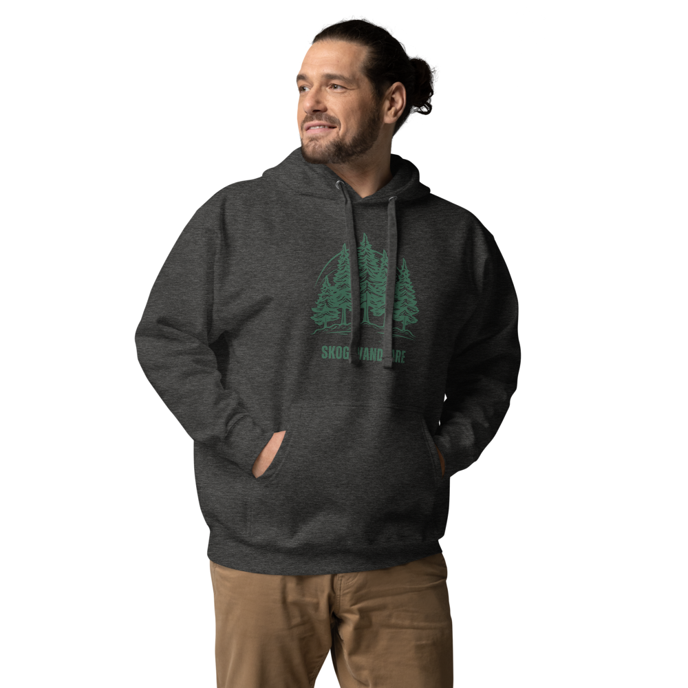 Unisex Premium Hoodie – Skogsvandrare