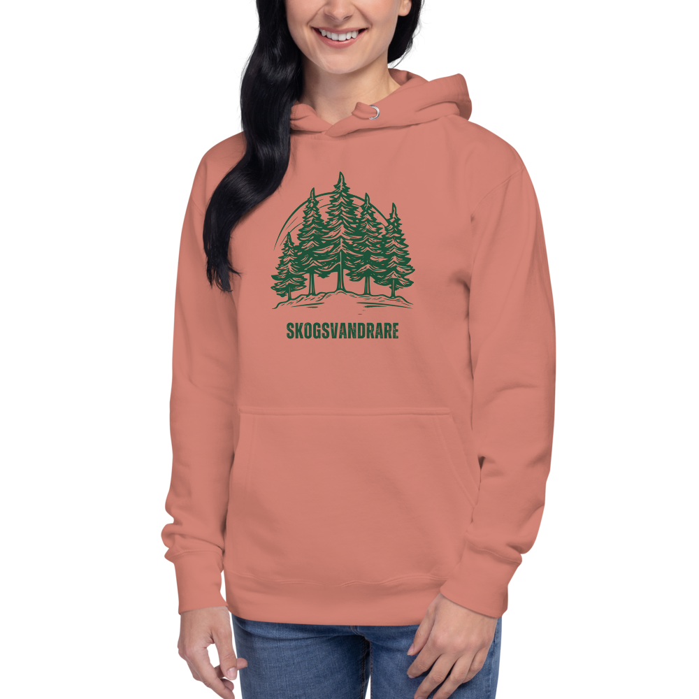 Unisex Premium Hoodie – Skogsvandrare