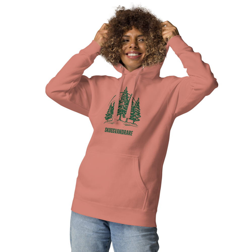 Unisex Premium Hoodie – Skogsvandrare