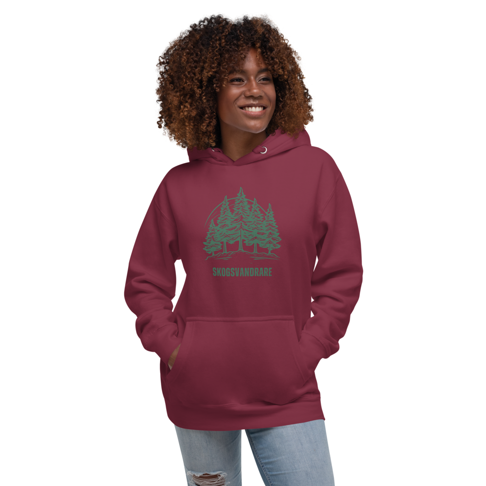Unisex Premium Hoodie – Skogsvandrare
