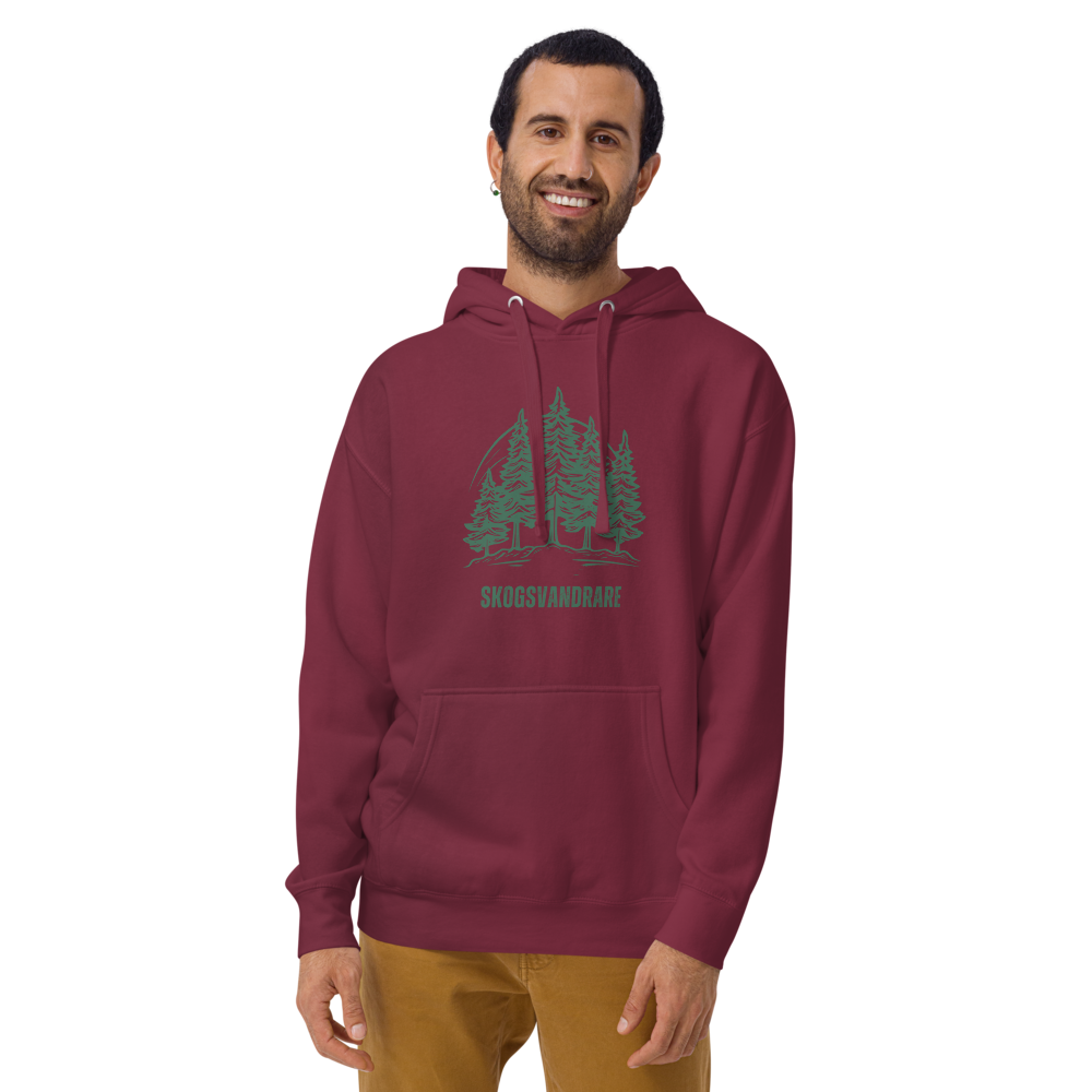 Unisex Premium Hoodie – Skogsvandrare