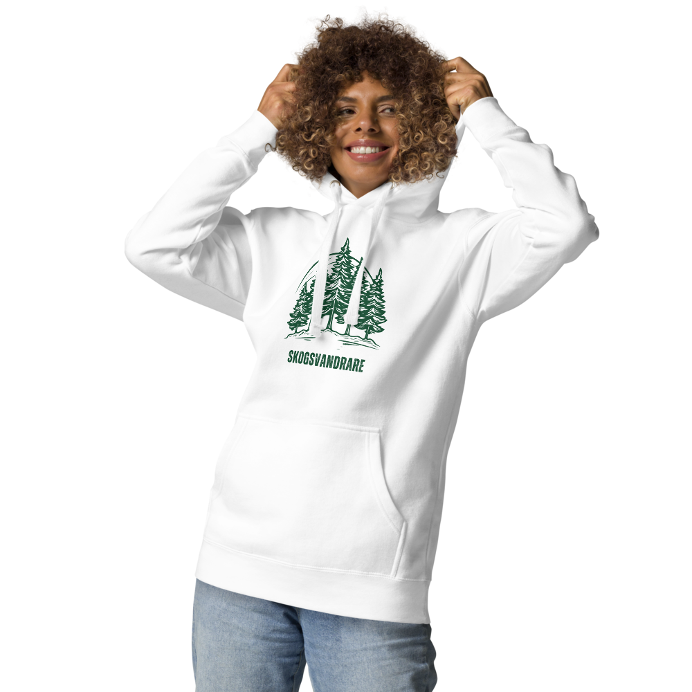 Unisex Premium Hoodie – Skogsvandrare