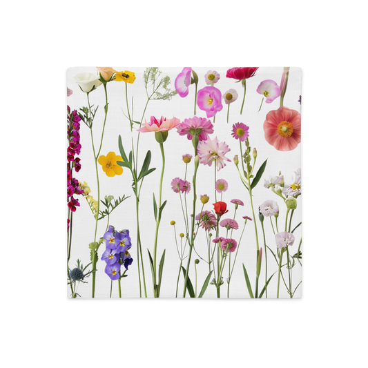 Premium Kuddfodral - Sommarblommor