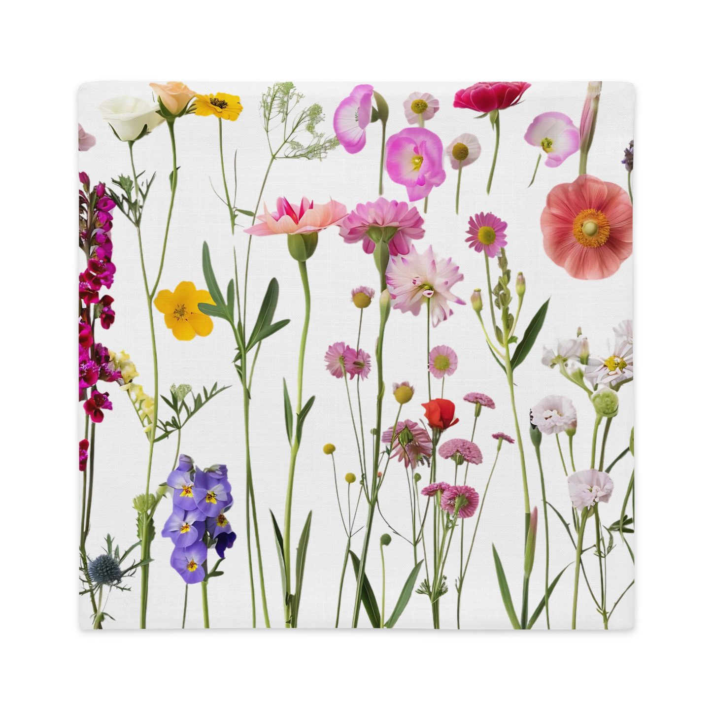 Premium Kuddfodral - Sommarblommor