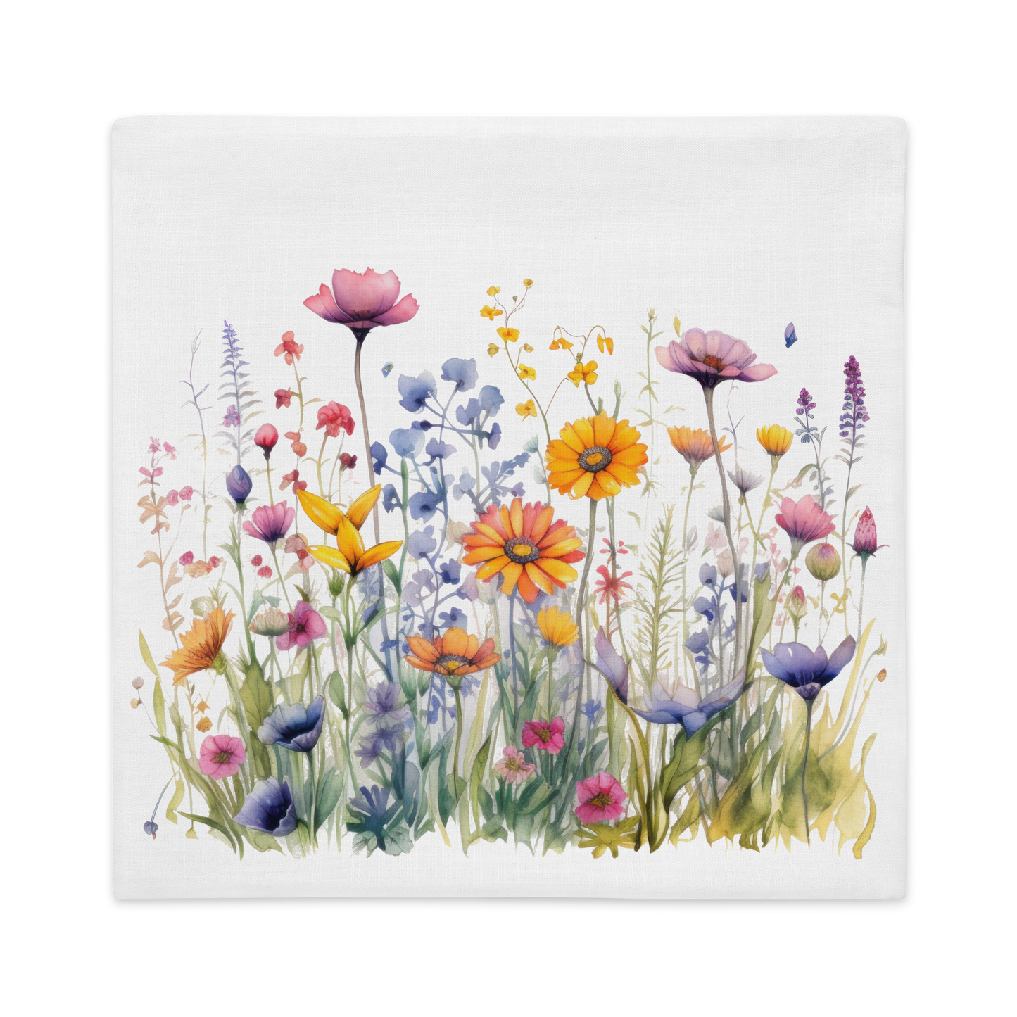 Premium Kuddfodral - Vilda Blommor