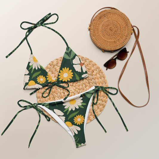 Återvunnen Stringbikini – Prästkragar