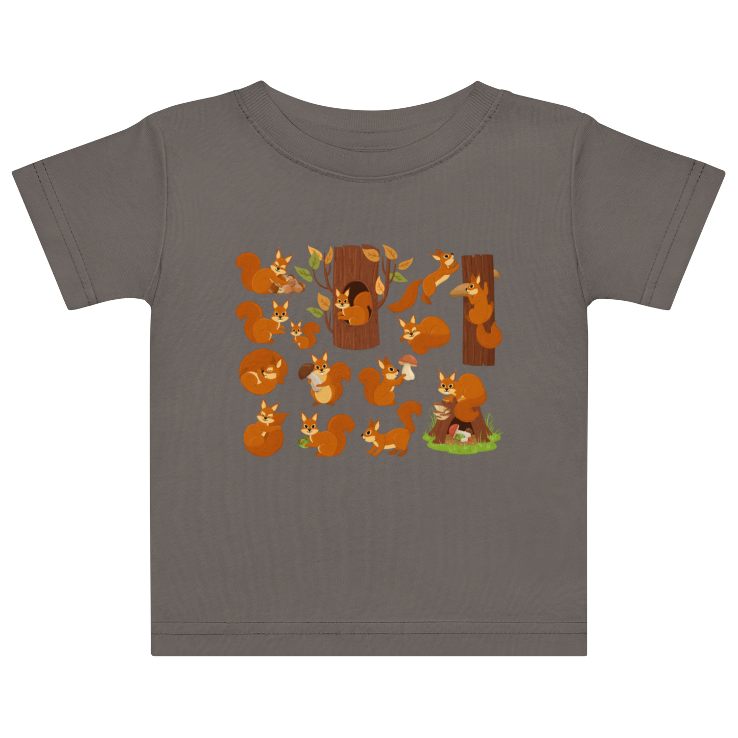 Baby-T-shirt – Lekfulla Ekorrar