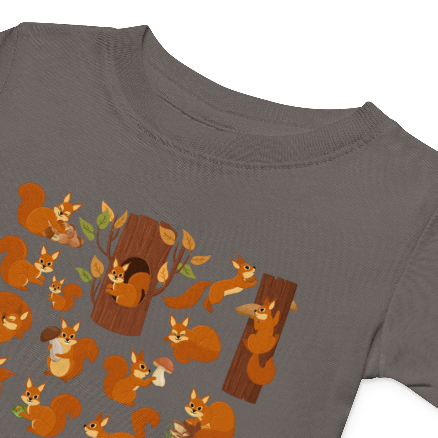 Baby-T-shirt – Lekfulla Ekorrar