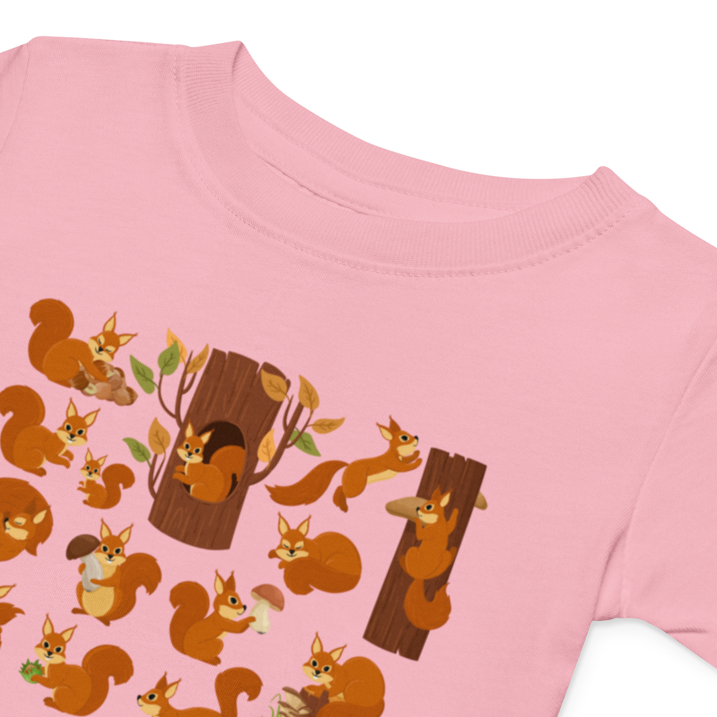 Baby-T-shirt – Lekfulla Ekorrar