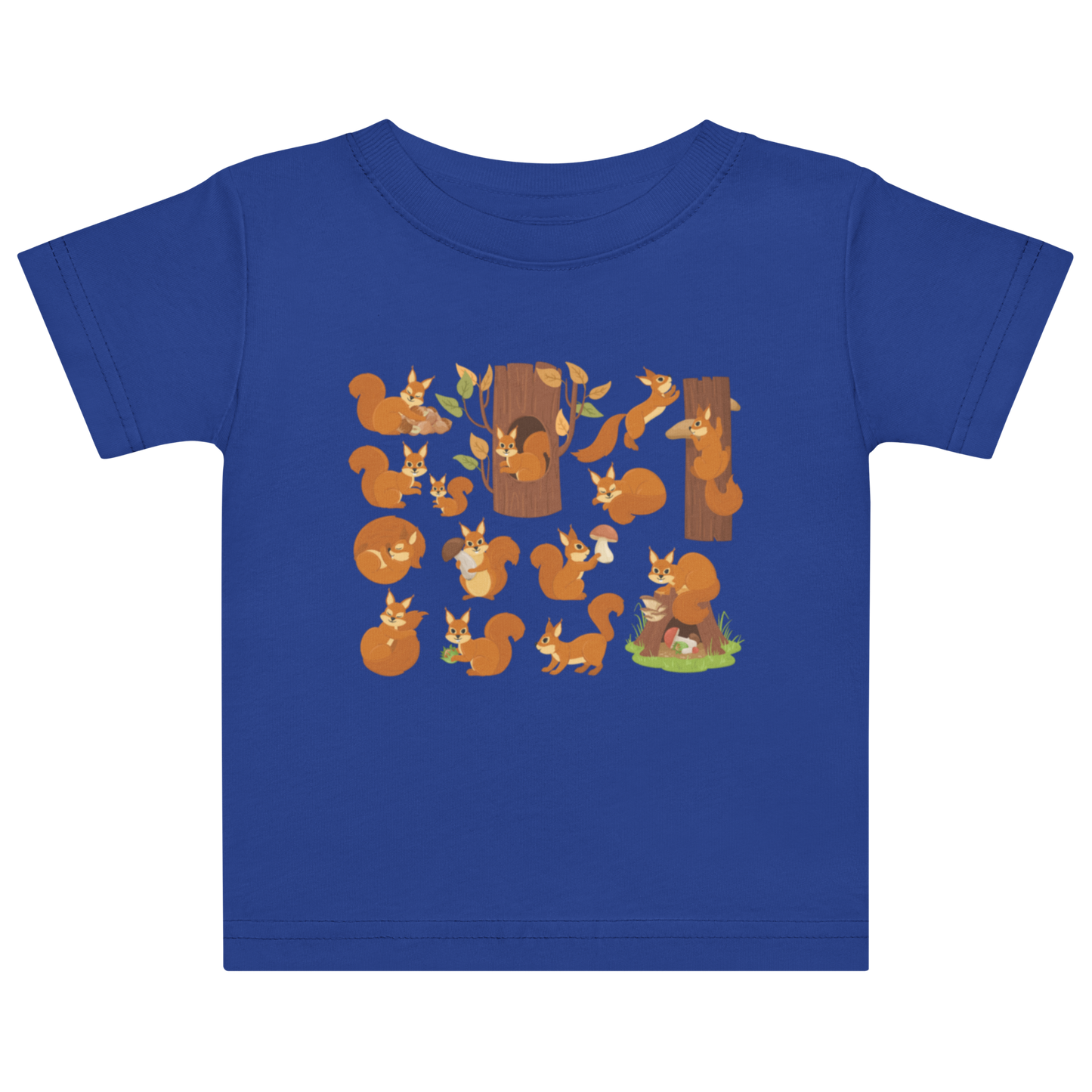 Baby-T-shirt – Lekfulla Ekorrar