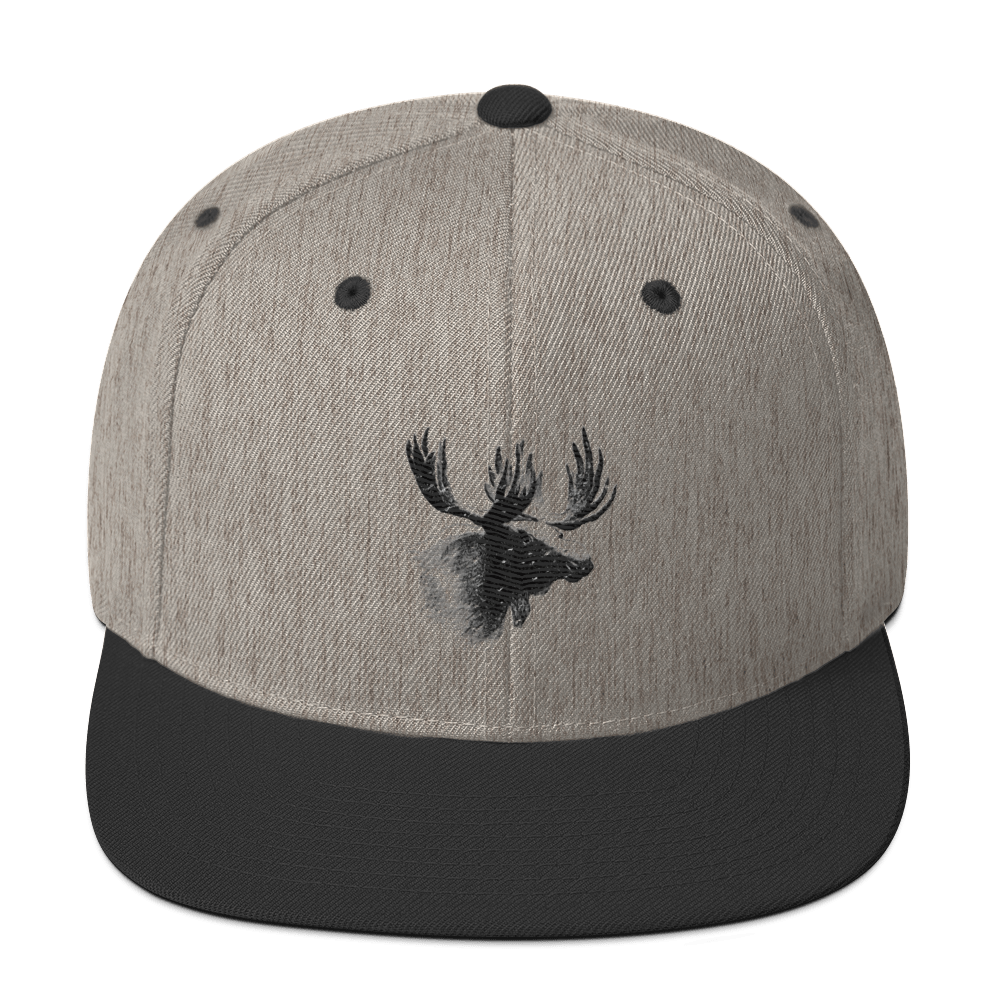 Snapback Keps - Älgmotiv (broderad)