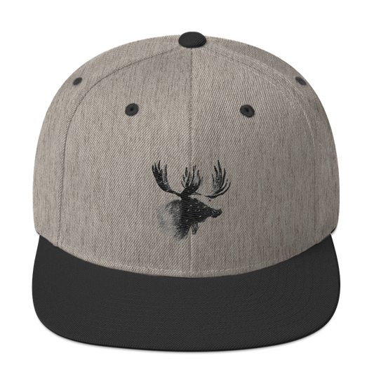 Snapback Keps - Älgmotiv (broderad)