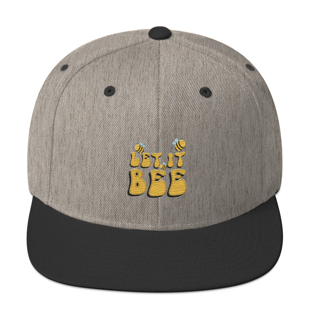 Snapback Keps - "Let it BEE" (broderad)