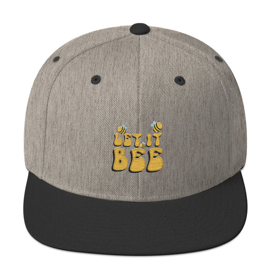 Snapback Keps - "Let it BEE" (broderad)