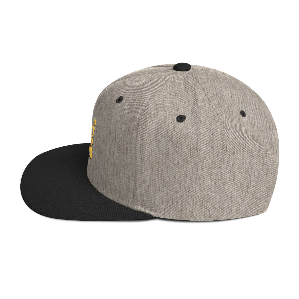 Snapback Keps - "Let it BEE" (broderad)