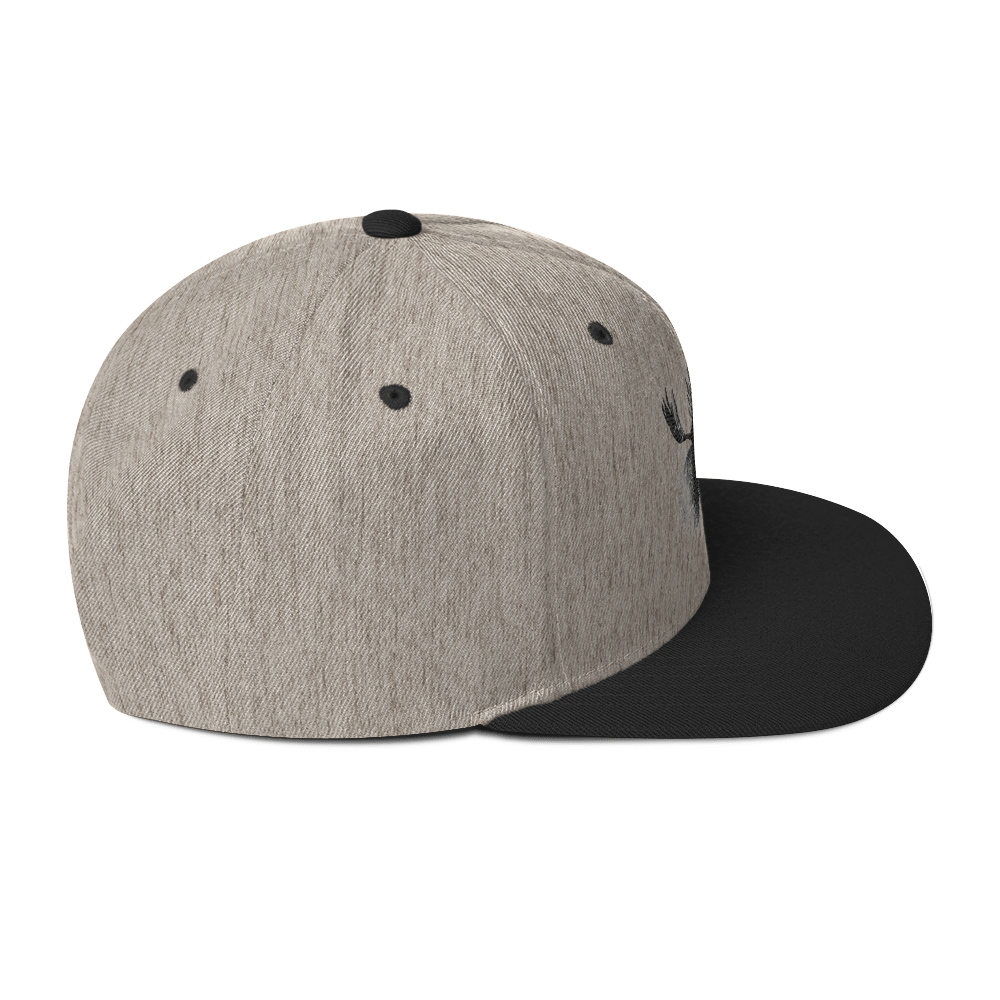 Snapback Keps - Älgmotiv (broderad)
