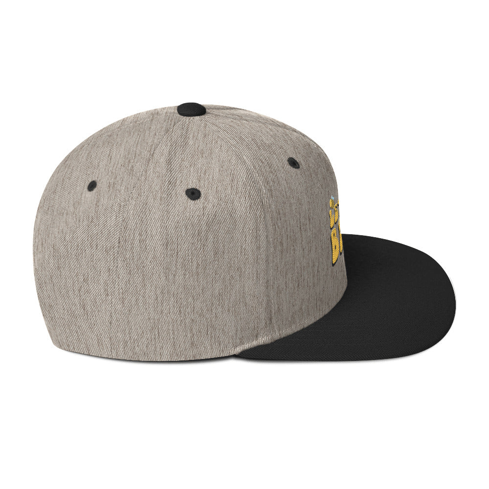 Snapback Keps - "Let it BEE" (broderad)
