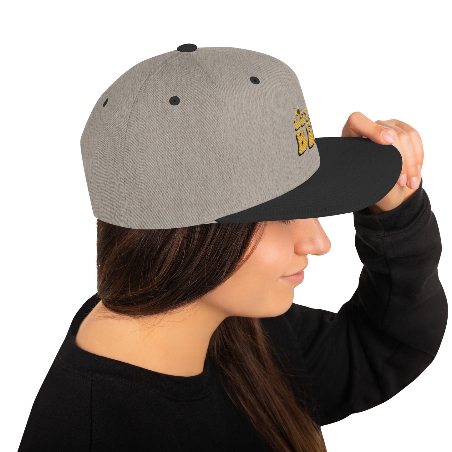 Snapback Keps - "Let it BEE" (broderad)