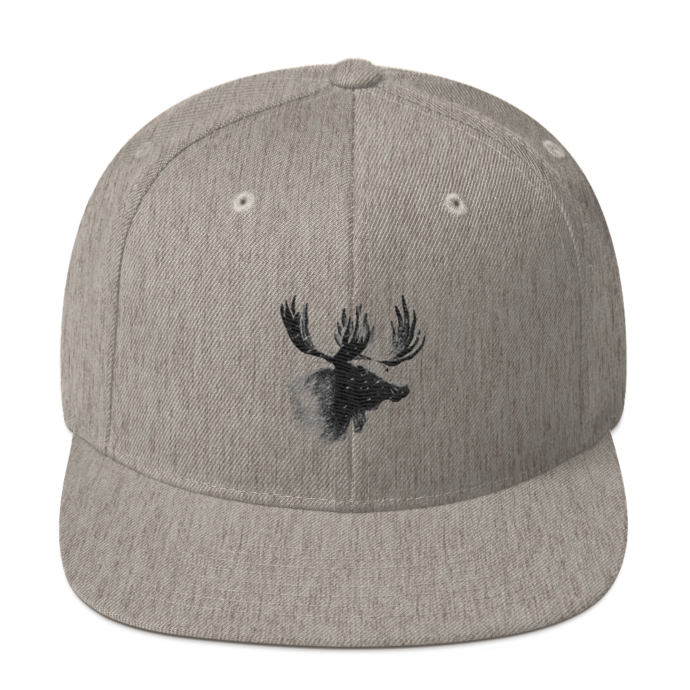 Snapback Keps - Älgmotiv (broderad)