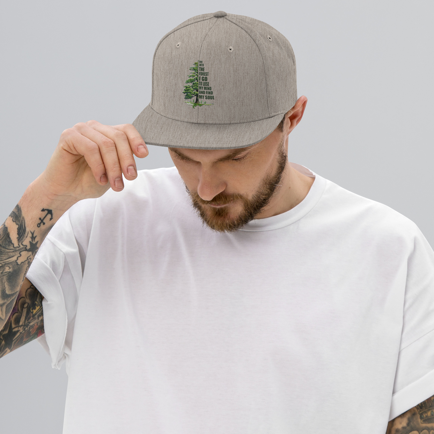 Snapback Keps - Skogssjäl (broderad)