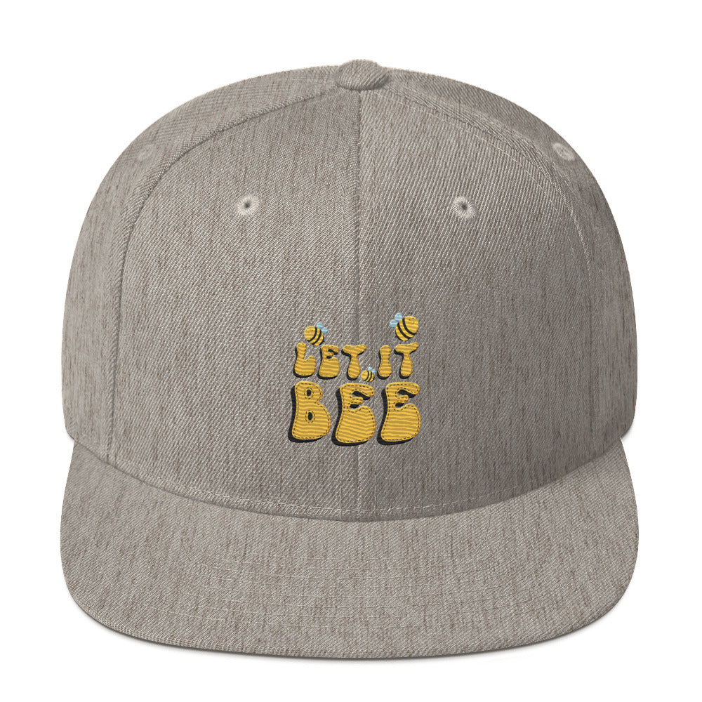 Snapback Keps - "Let it BEE" (broderad)