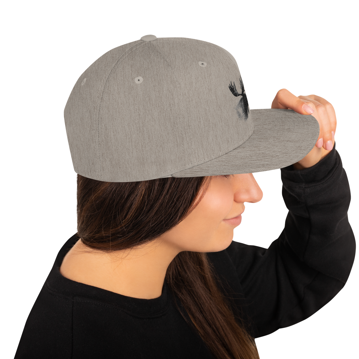 Snapback Keps - Älgmotiv (broderad)