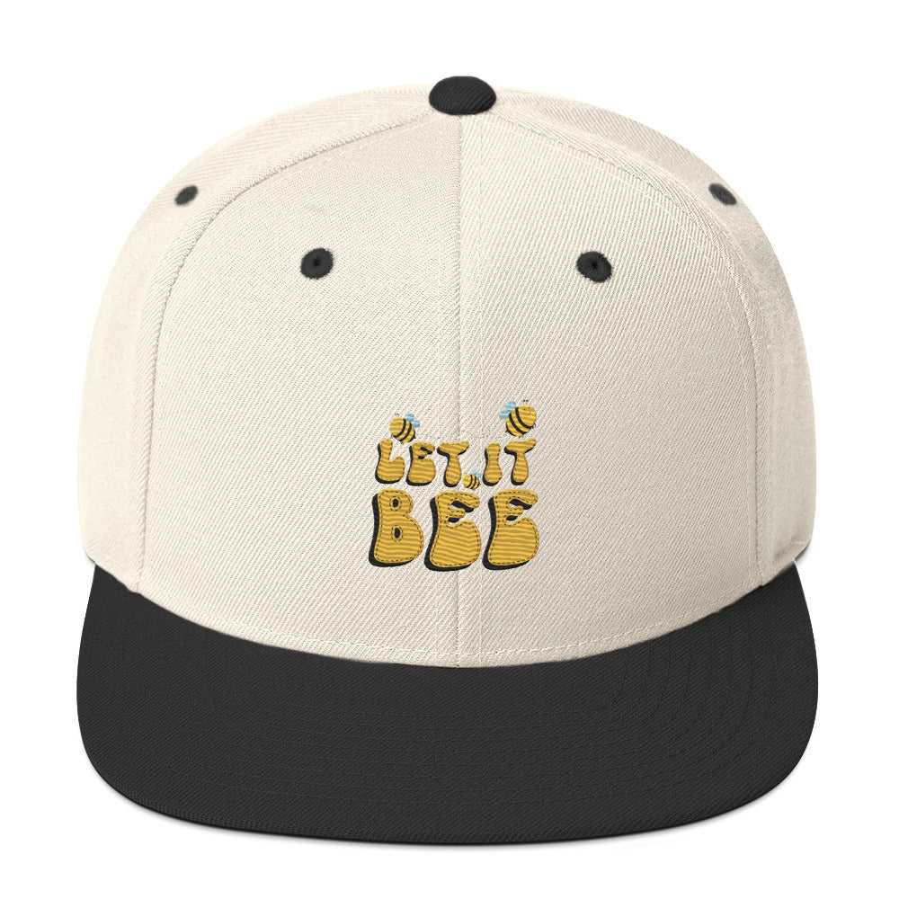 Snapback Keps - "Let it BEE" (broderad)