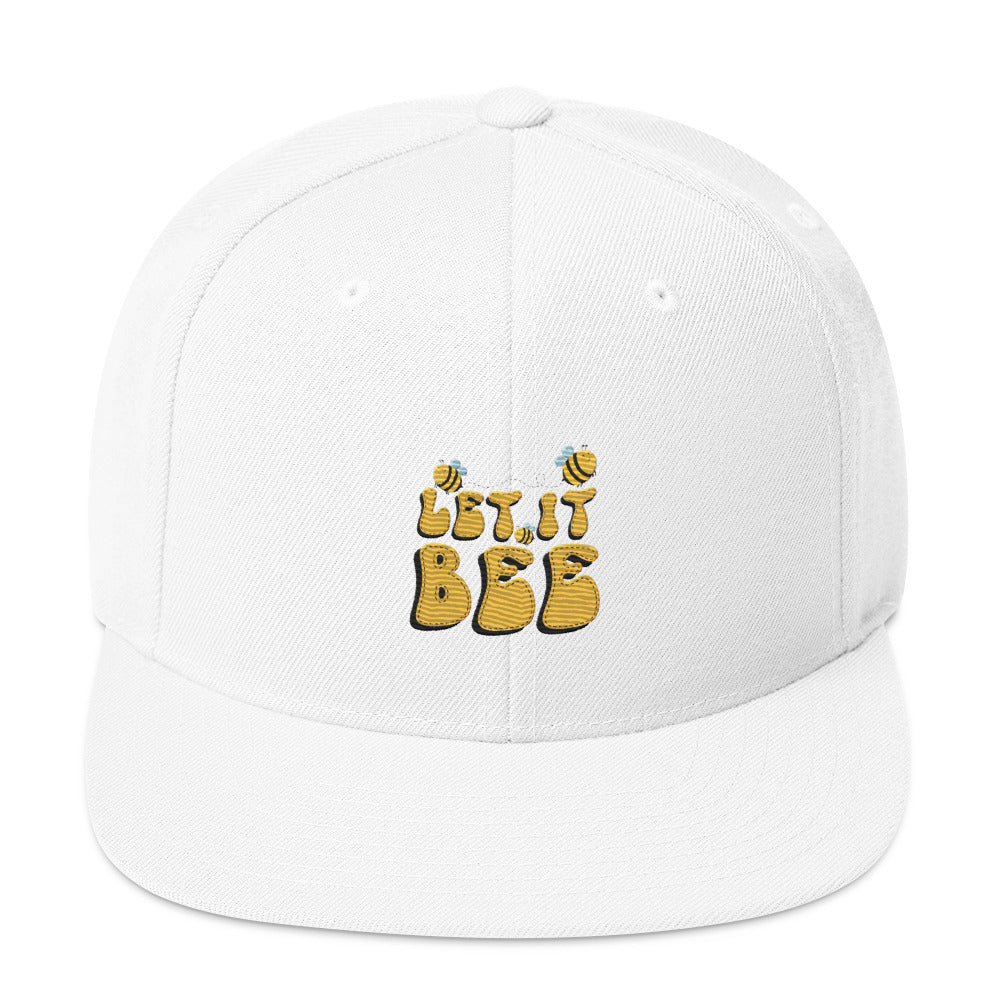 Snapback Keps - "Let it BEE" (broderad)