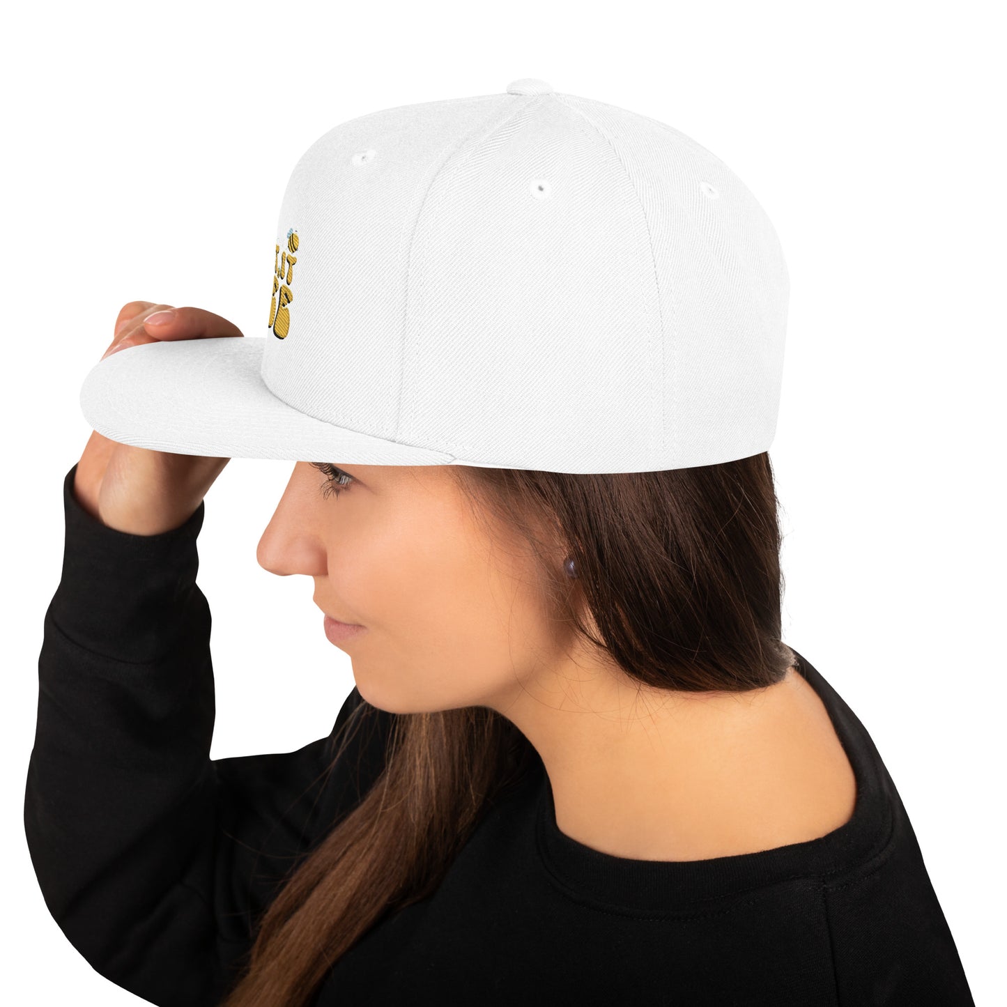 Snapback Keps - "Let it BEE" (broderad)