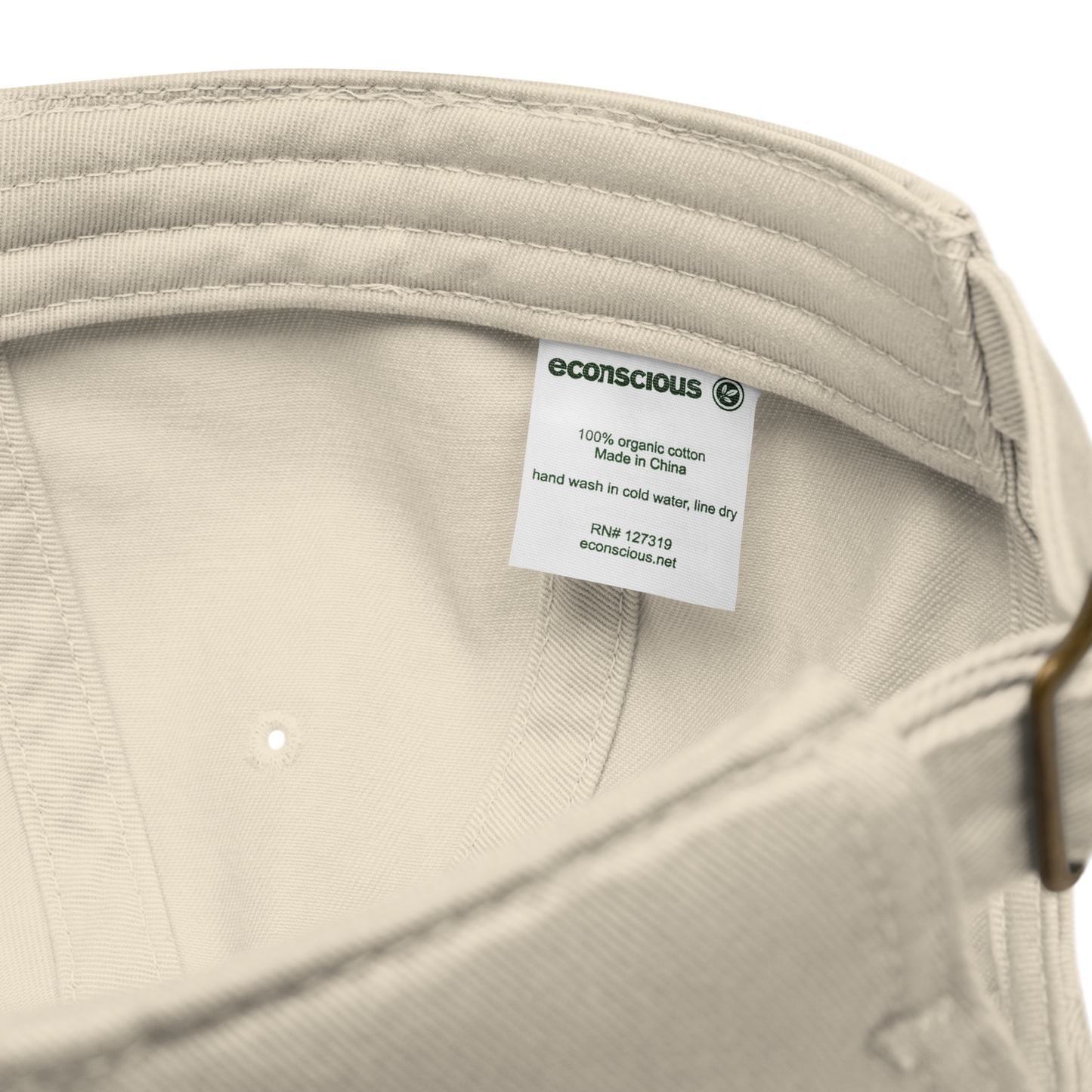 Ekologisk Basebollkeps - Älgmotiv (broderad)