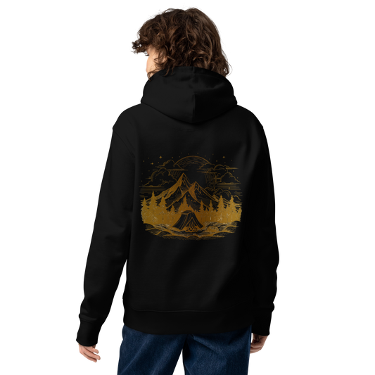 Unisex Essential Eco Hoodie – "Naturen är Själens Vila" (broderad på bröstet)