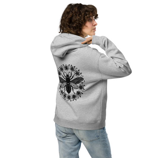 Unisex Oversized Hoodie – Bi och Blommor