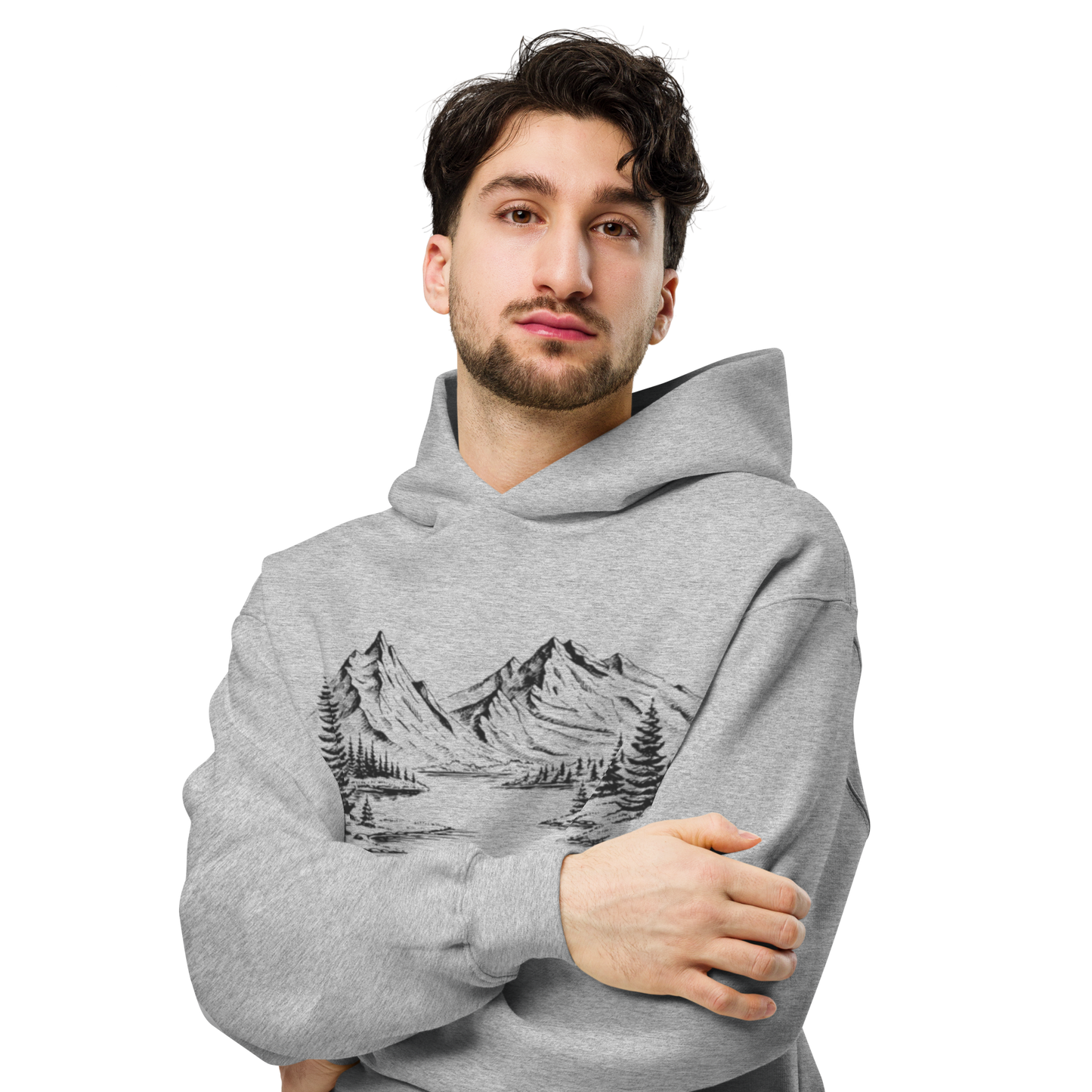 Unisex Oversized Hoodie – Fjällandskap