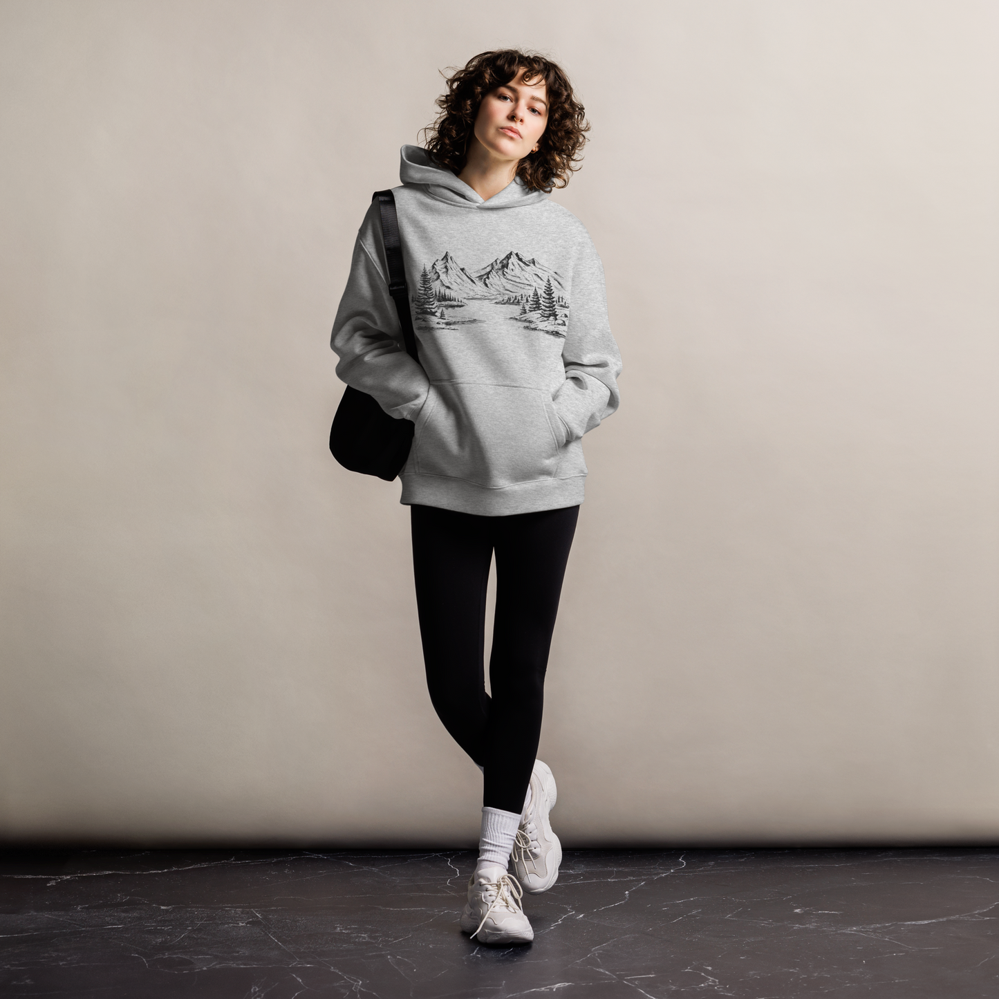 Unisex Oversized Hoodie – Fjällandskap